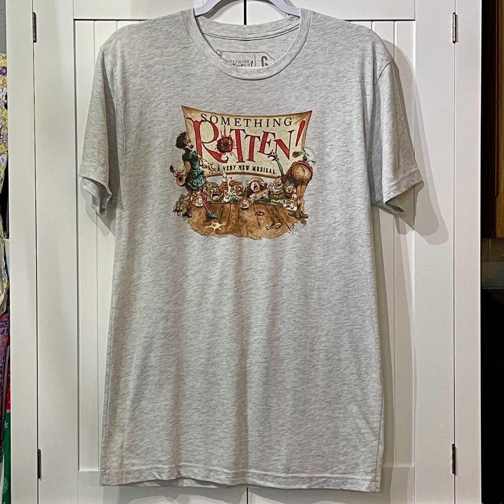 Something Rotten! A Very New Musical Graphic T-Shirt Size Medium